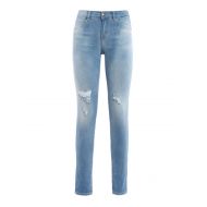 Fay Ripped faded denim jeans