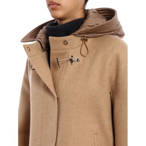  Fay Beige wool cloth flared jacket