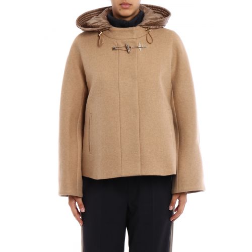  Fay Beige wool cloth flared jacket