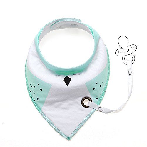  Faylisvow 10-Pack Baby Bibs,Included 2 Pack Bibs With Loop To Attach The Pacifier