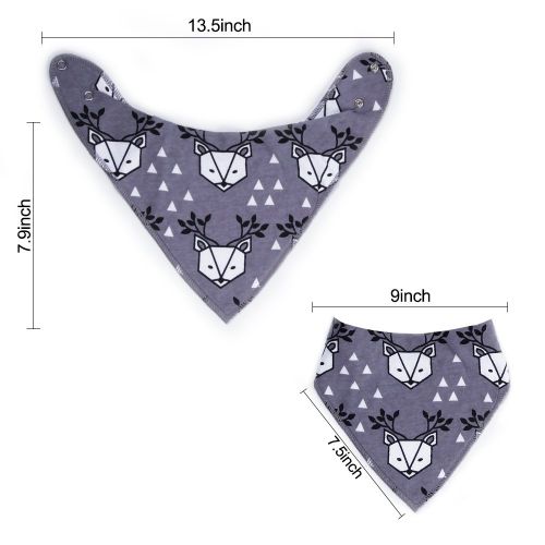  Faylisvow 10-Pack Baby Bibs,Included 2 Pack Bibs With Loop To Attach The Pacifier