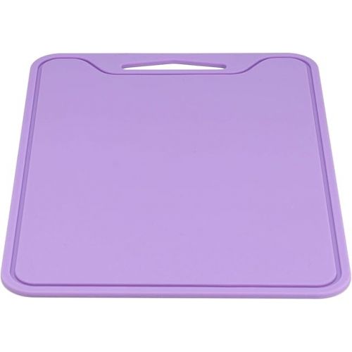  Fdit Chopping Board Food Grade Silicone Flexible Cutting Board Chopping Board for Home Kitchen Use Purple