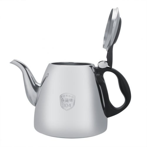  Fdit 1.2L / 1.5L Herd-Teekanne-Edelstahl-Tee-Kaffee-Topf-Kessel mit hitzebestaendigem Griff(1.5L)