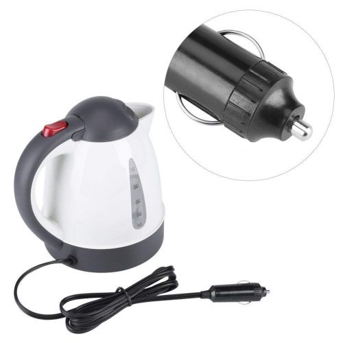  Fdit Tragbare Auto Wasserkocher Teekocher Reise Auto Zigarettenanzuender DC12V schnell Kochen fuer Tee Kaffee 1,0 Liter Automatisch Ausmachen(1 L)