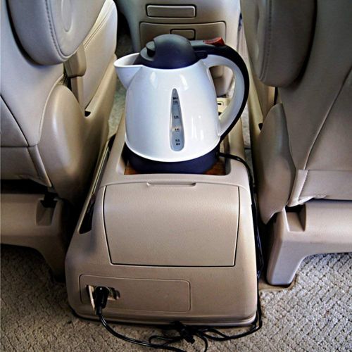  Fdit Tragbare Auto Wasserkocher Teekocher Reise Auto Zigarettenanzuender DC12V schnell Kochen fuer Tee Kaffee 1,0 Liter Automatisch Ausmachen(1 L)