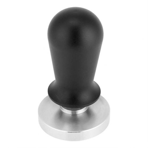  Fdit Kaffee Tamper mit flachen Edelstahl Basis Espresso Tamper 58mm / 51mm(58MM)