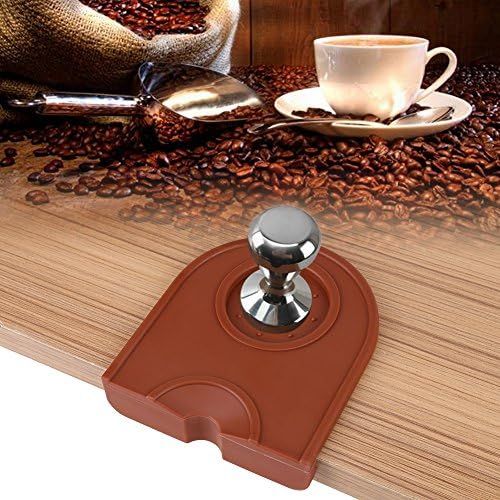  Fdit Kaffee Tamper Mat Multifunktions verdicken Anti Rutsch Verschleissfestigkeit Station Anti Rutsch Matte Halter Silikon Espresso Pad MEHRWEG VERPACKUNG socialme-eu(Kaffee)