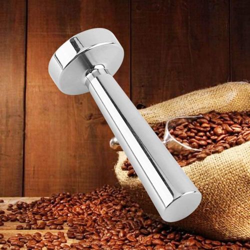  Fdit Coffee Press Tamper, Stainless Steel Solid Espresso Coffee Tamper Tool Flat Base for Nespresso Capsule Machine