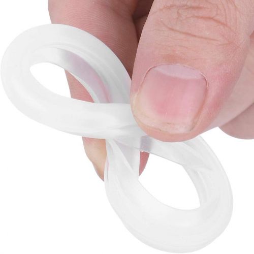  Fdit Silicone Seal Ring Seal gasket Universal Espresso Coffee Machine Accessory Part for GS-R002 Home Kitchen Cafe White