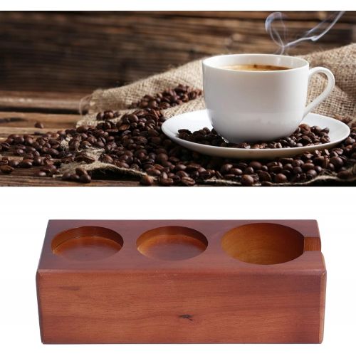  Fdit 3?Slots Tamping Station Espresso Tamper Holder Portafilter Holder Coffee Tamper Holder Coffee Espresso Machine Accessories(2#)