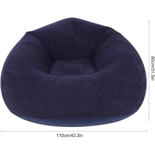  Fdit Ultra Folding Air Sofa Chair Soft Inflatable Single Spherical Sofa Chair for Indoor Furniture Dorm Room Outdoor Travel Camping Picnic