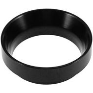 Fdit Espresso Dosing Funnel Aluminum Coffee Dosing Ring Replacement-for 58mm Portafilters ((Black))