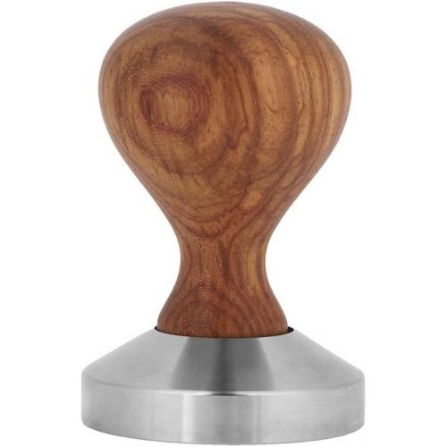  Fdit Practical Rosewood Handle Coffee Tamper and Base (53mm)