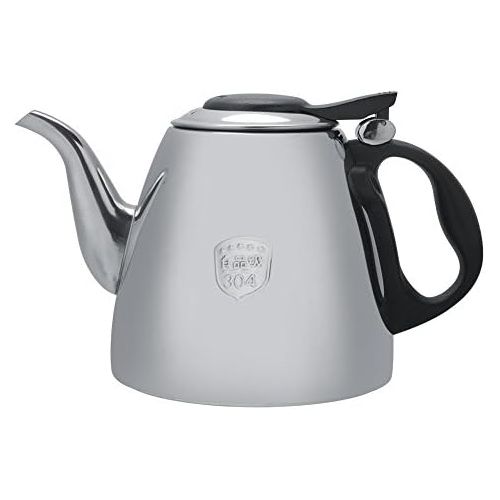  [아마존베스트]Fdit 1.2L/1.5L Stainless Steel Kettle Teapot with Handle Heat-Resistant, 1.2L