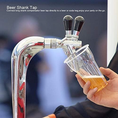  [아마존베스트]Fdit Adjustable Tap for Beer from Barrel with Flow Regulator 4-Inch Tap Kit for Homebrew Taper Beers Multiway Packing