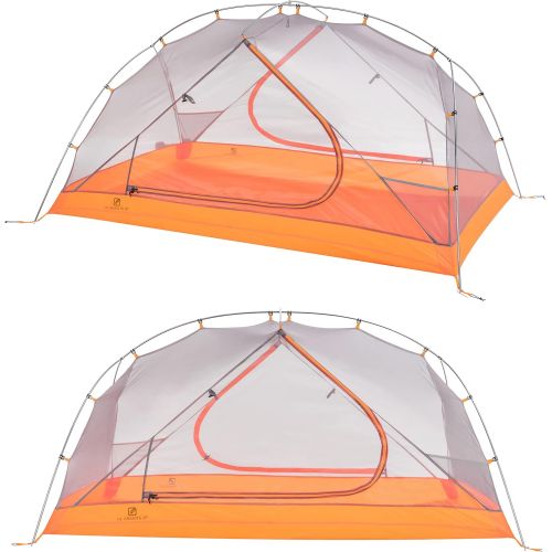  Featherstone 2 Person Backpacking Tent Lightweight for 3-Season Outdoor Camping, Hiking, and Biking - Includes Footprint, Waterproof, Packs Light and Compact