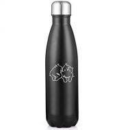 feb.7 Insulated Water Bottle, Vacuum Stainless Steel Cup,Cat Couple Double Wall Design, Standard Mouth, for Outdoor Sports, Fitness, Running Camping Hiking Cycling
