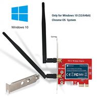 FebSmart Wireless AC 1200Mbps Dual Band PCI Express (PCIe) Wi-Fi Adapter Wi-Fi Card for Windows 10 (32/64bit) Desktop PCs Only-Marvell AVASTAR Wireless AC Network Controller(FS-AE1