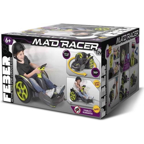  Feber Mad Racer 12V Go - Kart  Ride On Toy  Racing Cars - for Boys & Girls