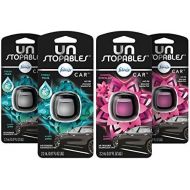 Febreze Car Unstopables Air Freshener Vent Clips, 2 Fresh and Shimmer Scent, 4 Count