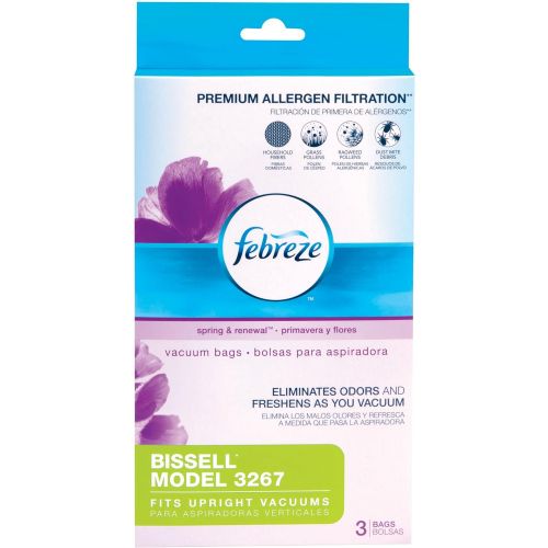  Febreze BISSELL Style 3267 Vacuum Bags, 3 Count