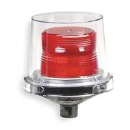 Federal Signal 224XST-024R Supervised Hazardous Location Strobe Warning Light, 12 NPT Pipe Mount, 24 VDC, Red