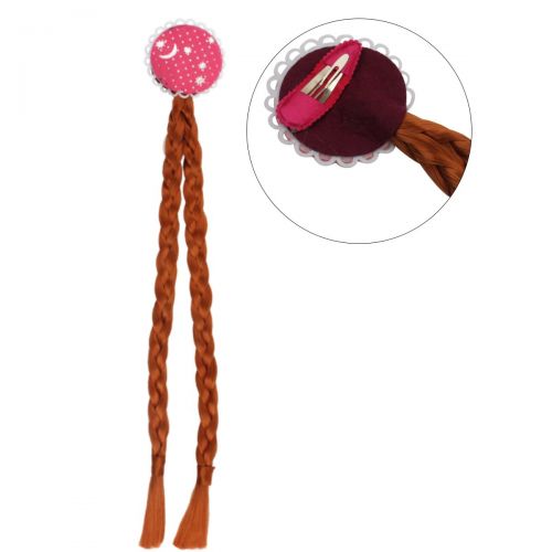  Fedio fedio Girls Princess Dress up Accessories 4 Pieces Gift Set Princess Gloves, Hair Braid, Tiara Crown and Wand for Kids