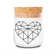 FeelGoodCandleShop Duftkerze - Geometric Heart - Scented Candles - Kerzen - Kaarsen - Bougies - Levende Lys