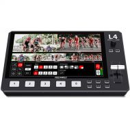 FeelWorld L4 HDMI Livestream Switcher with 10.1