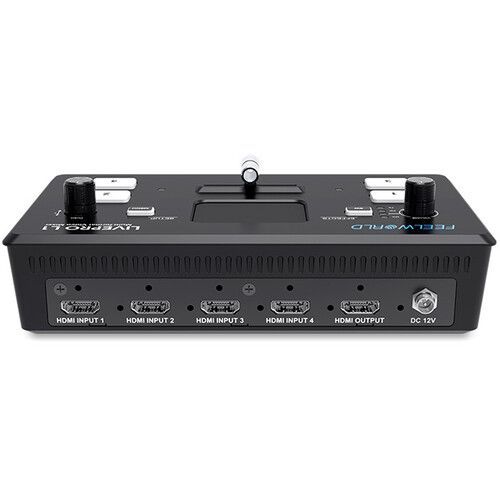  FeelWorld LIVE PRO L1 V1 Quad HDMI Multi-Format Mixer Switcher with USB Live Streaming