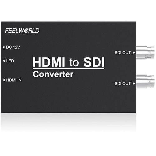  FeelWorld HDMI to SDI Converter (Black Housing)