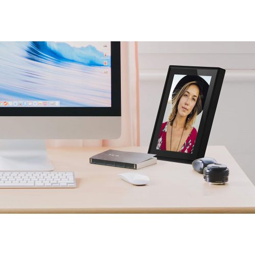  [아마존베스트]Feelcare 7 Inch 16GB Smart WiFi Digital Picture Frame, Send Photos from Anywhere in The World, Touch Screen, IPS LCD Panel, Wall-Mountable, Portrait and Landscape(Black)