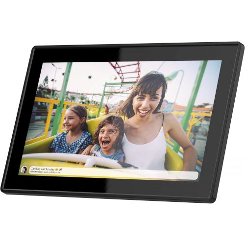  [아마존베스트]Feelcare 15.6 Inch 16GB WiFi Digital Picture Frame with FHD 1920x1080 IPS Display,Touch Screen,Send Photos from Anywhere in The World, Wall Mountable, Portrait and Landscape(Black)