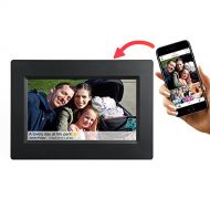 Feelcare 7 Inch Smart WiFi Digital Picture Frame with Touch Screen, IPS LCD Panel, Built in 8GB Memory, Wall-Mountable, Portrait&Landscape, Instantly Sharing Moments(Black)