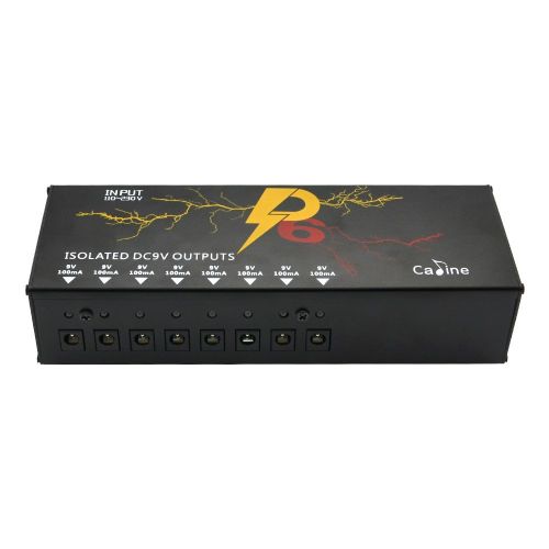  FeiDIM Caline Electric Guitar Pedal Power Supply Station 8 Isolated DC 9V 100mA Outputs with Short-circuit Protection P6 Guitarist Gifts