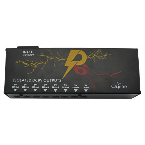  FeiDIM Caline Electric Guitar Pedal Power Supply Station 8 Isolated DC 9V 100mA Outputs with Short-circuit Protection P6 Guitarist Gifts