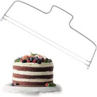 [아마존베스트]Feishiong 13 Inch Cake Cutter Wire Cake Slicer Non-Toxic Stainless Steel Cake Leveler