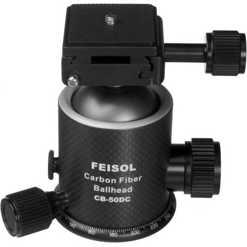  [아마존베스트]FEISOL CB-50DC Carbon Fiber Ball Head with Release Plate QP-144750