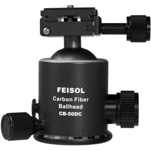  [아마존베스트]FEISOL CB-50DC Carbon Fiber Ball Head with Release Plate QP-144750