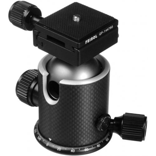  [아마존베스트]FEISOL CB-50DC Carbon Fiber Ball Head with Release Plate QP-144750