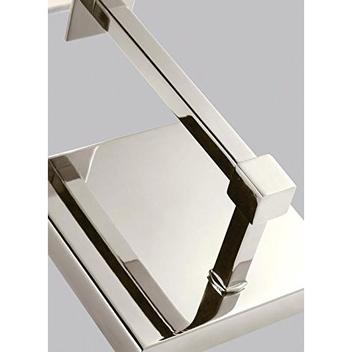  Feiss WB1872PN Quinn Wall Sconce Lighting, Chrome, 1-Light (5W x 15H) 60watts