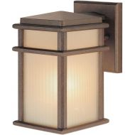 Feiss OL3400CB, Mission Lodge Outdoor Wall Lantern, 100 Total Watts, Corinthian Bronze