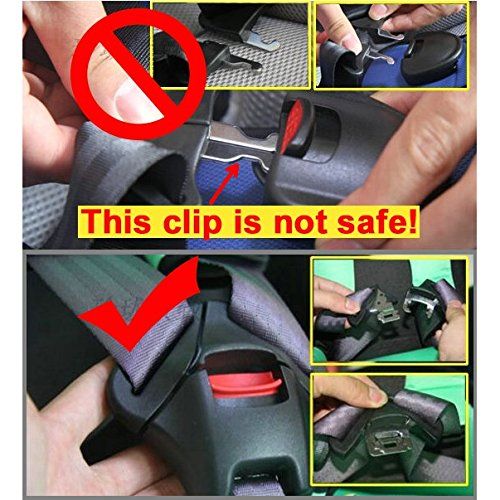  Feiteplus Universal Baby Car Seat 5pt 5 Point Safety Harness with Locking Buckle Adjustable Straps