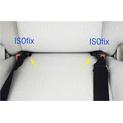  Feiteplus Universal Car Seat ISOFIX Latch Interface Bracket Mounting for Baby Safety Chair (Guide Groove Free Send)