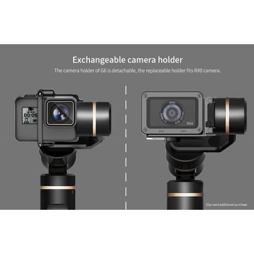  FeiyuTech Feiyu G6 3-Axis Handheld Gimbal for GoPro Hero 6/5 / 4/3+ / 3 Yi cam 4K / AEE with WiFi + Blue Tooth OLED Screen