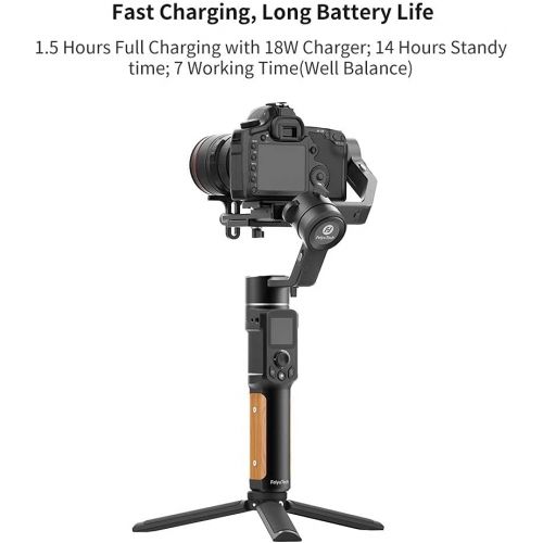  FeiyuTech AK2000C [Official] Camera Stabilizer, 3 Axis Handheld Gimbal Stabilizer for DSLR Camera Mirrorless, 4.85lbs Payload Touch Screen, for Sony Canon Panasonic Nikon Fujifilm,