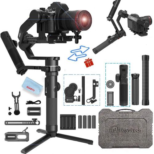  FeiyuTech AK4500 3-Axis Gimbal Stabilizer Payload 4.6 KG for Mirrorless & DSLR Camera for Sony A7M3 A7R3,Canon 1DX 6D 5D IV,Panasonic GH5 GH5S,Nikon D850(with Rmote Control /Follow