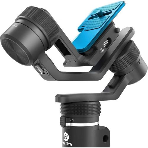  FeiyuTech G6 Max Camera Gimbal Stabilizer for Lightweight Mirrorless/Action/Pocket Camera,Smartphone,SonyZV1 a6300/a6500 Canon 200D M50 Panasonic,GoproHero 8/7/6/5,iOS/Android app,