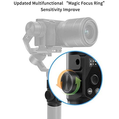  FeiyuTech G6 Max 3-Axis Handheld Gimbal Stabilizer (G6 Plus Upgrade Ver) for Mirrorless Camera Like Sony a7 w/Short Lens,Action Camera Gopro,Smart Phone iPhone 11 Pro Max 8,1.2Kg P