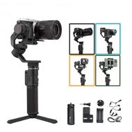FeiyuTech G6 Max Camera Gimbal Stabilizer for Lightweight Mirrorless/Action/Pocket Camera/Smartphone for Sony a6300/a6500 Canon eos 200D M50 Panasonic,GoproHero 8765,Bluetooth,app,